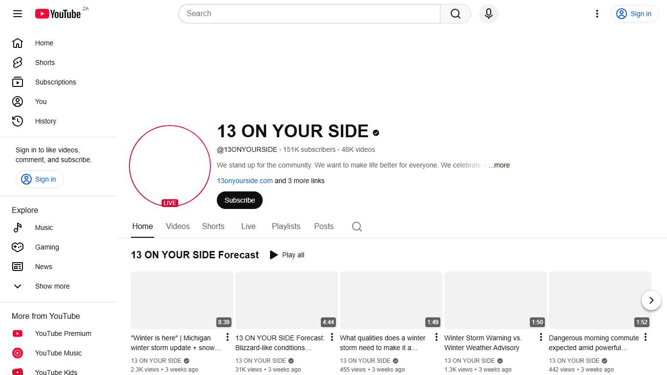 13 ON YOUR SIDE - YouTube